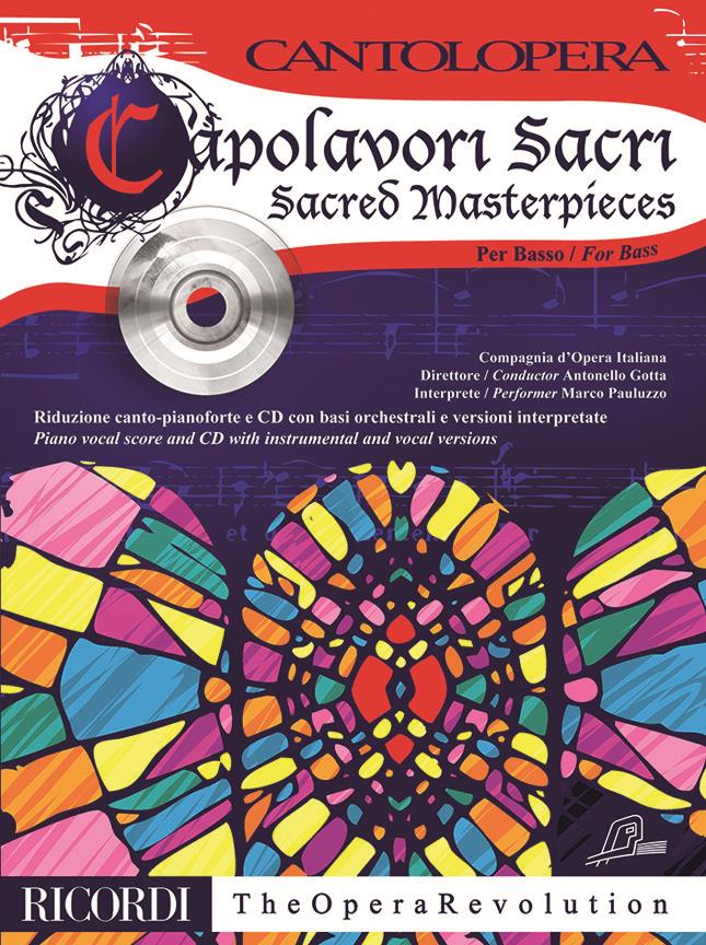 Cantolopera: Capolavori Sacri per Basso - Sacred Masterpieces for Bass - zpěv a klavír